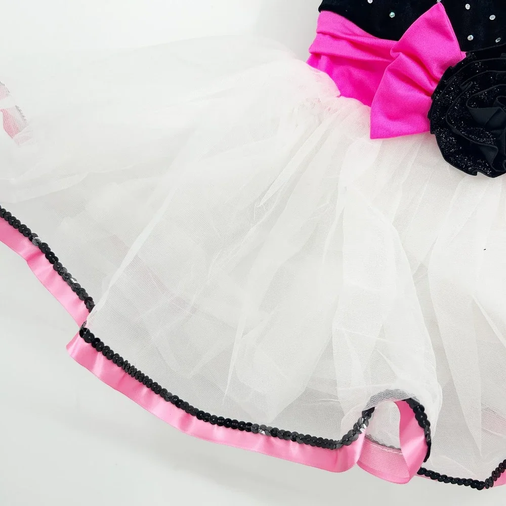 Weissman‎ Girls Bundle Lot (2) Sequin Rhinestone Performance Dance Costume XSC